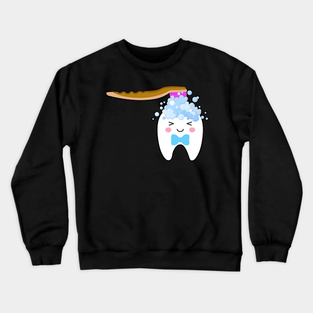 tooth Crewneck Sweatshirt by sirazgar